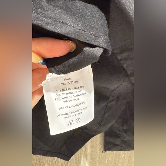 Christopher Esber Pierced Shirt Dress In Black - Picture 5 of 8